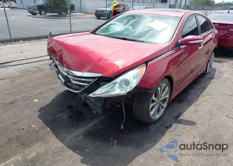 2014 Hyundai Sonata Se из США, поврежденный, VIN 5NPEC4ACXEH857742